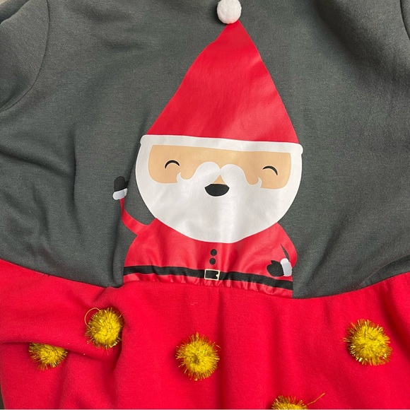 NWT MIGHTY FINE SANTA FLEECE FABRIC DRESS SIZE 2XL - Picture 3 of 5